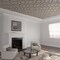 Ekena Millwork 33W x 33H x 38T Small Bradley Decorative Fretwork Wood Ceiling Panels, Wood Paint Grade CELW33X33X0375BRDMF - alternate 1
